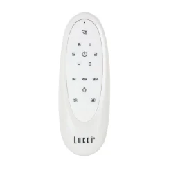 Beacon loftventilator med lys Array hvid 137 cm støjsvag