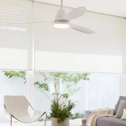 Beacon loftventilator med lys Whitehaven hvid lydløs