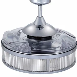 Beacon loftventilatorlampe Fanaway Corbelle krom lydløs