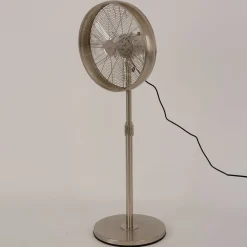 Beacon ventilator på piedestal Breeze kromfarvet, rund base, støjsvag