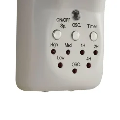 Beacon vægventilator Breeze, hvid, Ø 41 cm, lydsvag