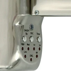 Beacon vægventilator Breeze kromfarvet/klar Ø 41 cm støjsvag