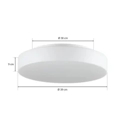 Bega 50652 LED-loftlampe opalglas 3.000K Ø39cm