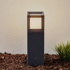 BEGA 84604 LED-sokkellampe, grafit, 3.000 K