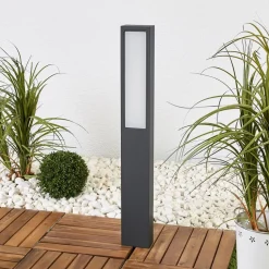 BEGA 77246K3 gadelampe kantet grafit 3000 K 1 side