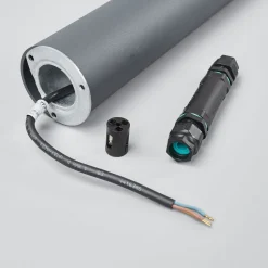 BEGA 77218K3 gadelampe, rund, grafit 3.000 K nede