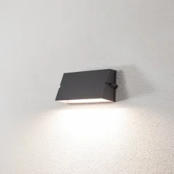 Bega udendørs væglampe 24372, grafit, støbt aluminium, IP65