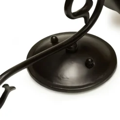 Bente væglampe, skærm i kerte-look