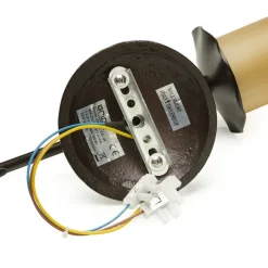 Bente væglampe, skærm i kerte-look