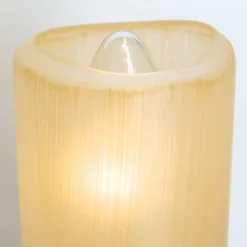 Bente væglampe, skærm i kerte-look