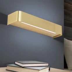 Bernhard LED-væglampe, up-/downlight, messing