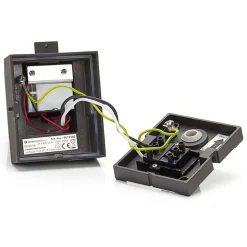 Betongrå LED udendørs væglampe Riak