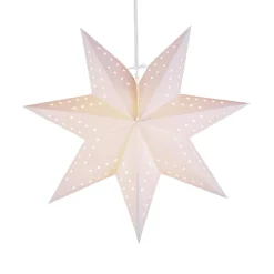 Bobo papirstjerne, 7-takket, hvid, Ø 34 cm