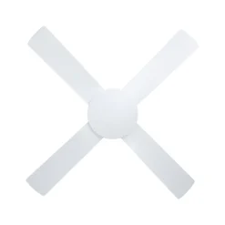 Bondi 1 loftventilator, mat hvid, fjernbetjening