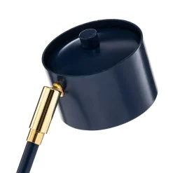 Bordlampe Arena i blå og guld