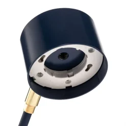 Bordlampe Arena i blå og guld