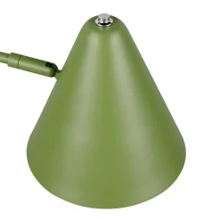 Bordlampe Cosima, grøn, højde 50 cm, metal