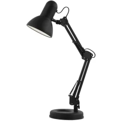 Bordlampe Famous med tre led, sort