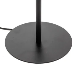 Bordlampe Soho, cylindrisk 56 cm sort/guld