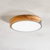 Borneo LED-loftlampe med træramme