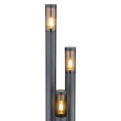 Boston lygtepæl, antracit, 3 lyskilder