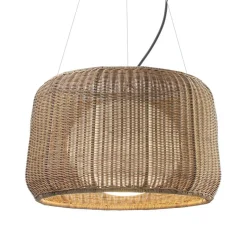 Bover Fora S - udendørs hængelampe, grafit-brun