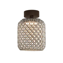 Bover Nans PF/21 LED udendørs loftslampe, brun