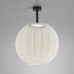Bover Nans Sphere PF/60 LED udendørs loftslampe beige