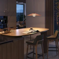 Bover udendørs hængelampe Nans Balis S/55, brun/rød