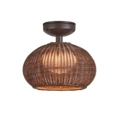 Bover udendørs loftlampe Garota, grafitbrun/brun