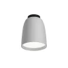 Bover udendørs loftlampe Nut, lysegrå, aluminium/stål