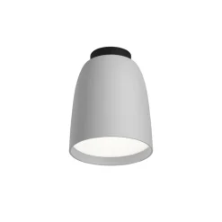 Bover udendørs loftlampe Nut, lysegrå, aluminium/stål