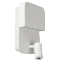 Boxer LED-væglampe med spot, hvid