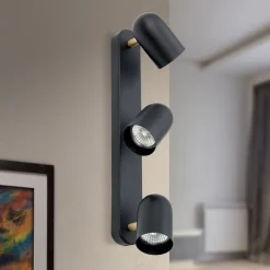 Bradley væglampe 3 lyskilder, drejelig