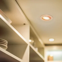 BRUMBERG 0063 forsænket loftspot, rundt, creme