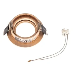 BRUMBERG 0063 forsænket loftspot, rundt, creme