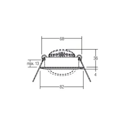 BRUMBERG BB03 indbygning DALI samleboks hvid