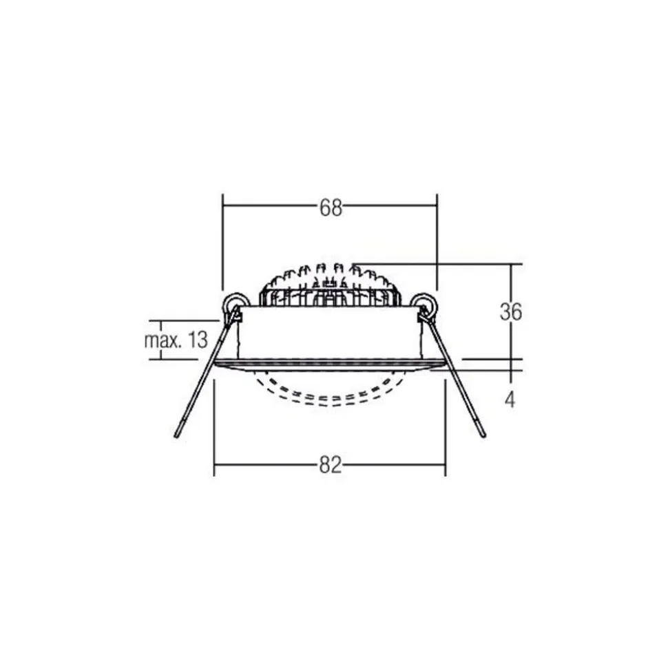 BRUMBERG BB03 indbygning DALI samleboks hvid