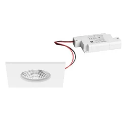 BRUMBERG BB21 IP65 indbyg. RC driver kantet hvid