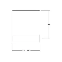 BRUMBERG Blokk LED-loftlampe, 11 x 11 cm