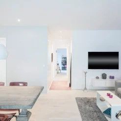 BRUMBERG indbygningsspot IP65 rundt, dæmpes, hvidt