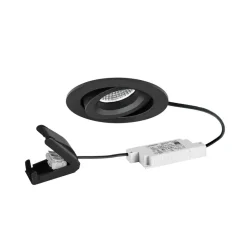 BRUMBERG LED-indbygningsspot BB34 RC tilslutningsdåse struktureret sort