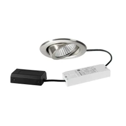BRUMBERG LED-indbygningsspot BB09, DALI, tilslutningsboks, stål