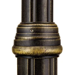 Brun lygtepæl Fabio, m. én lyskilde 211 cm