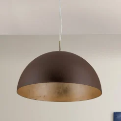 Brun-gylden pendellampe Nerry
