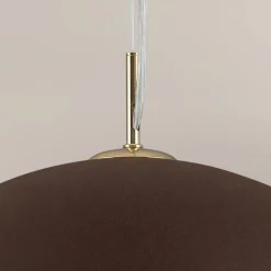 Brun-gylden pendellampe Nerry