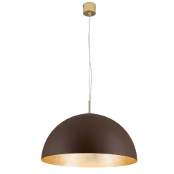 Brun-gylden pendellampe Nerry