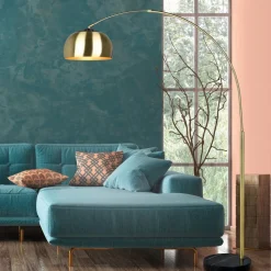 Bueformet lampe Argentina, messing