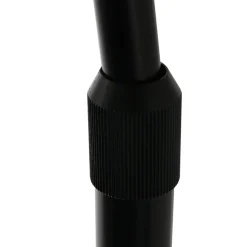 Bue-gulvlampe Sparkled Light sort/sølv