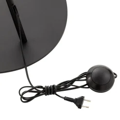 Buelampe Alice med sort og guld skærm